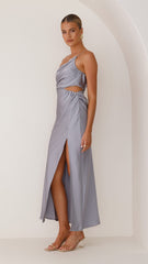 Nyla Maxi Dress - Steel Blue