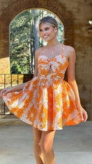 Mimi Mini Dress - Orange