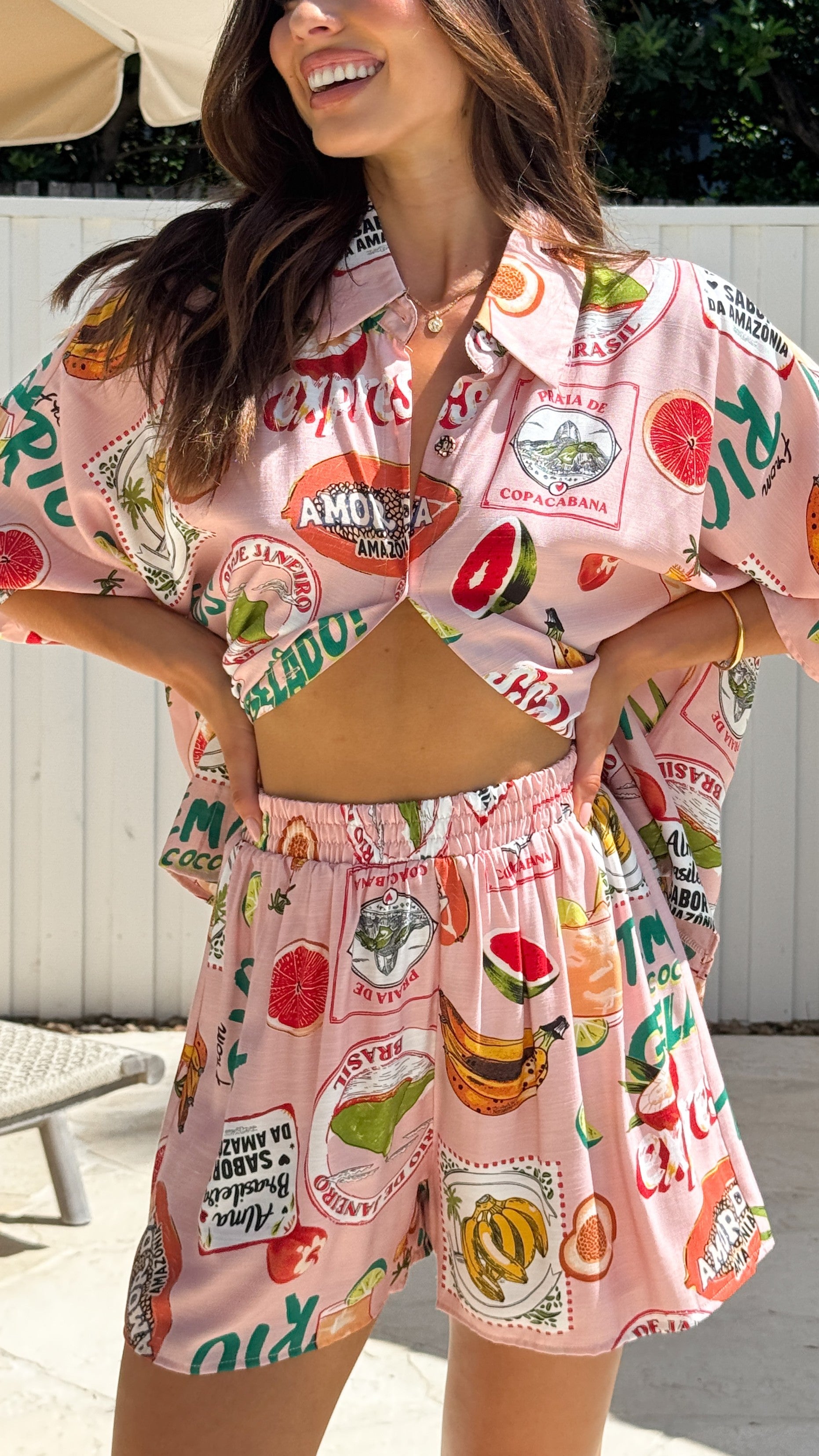 Venice Shirt - Rio Pink