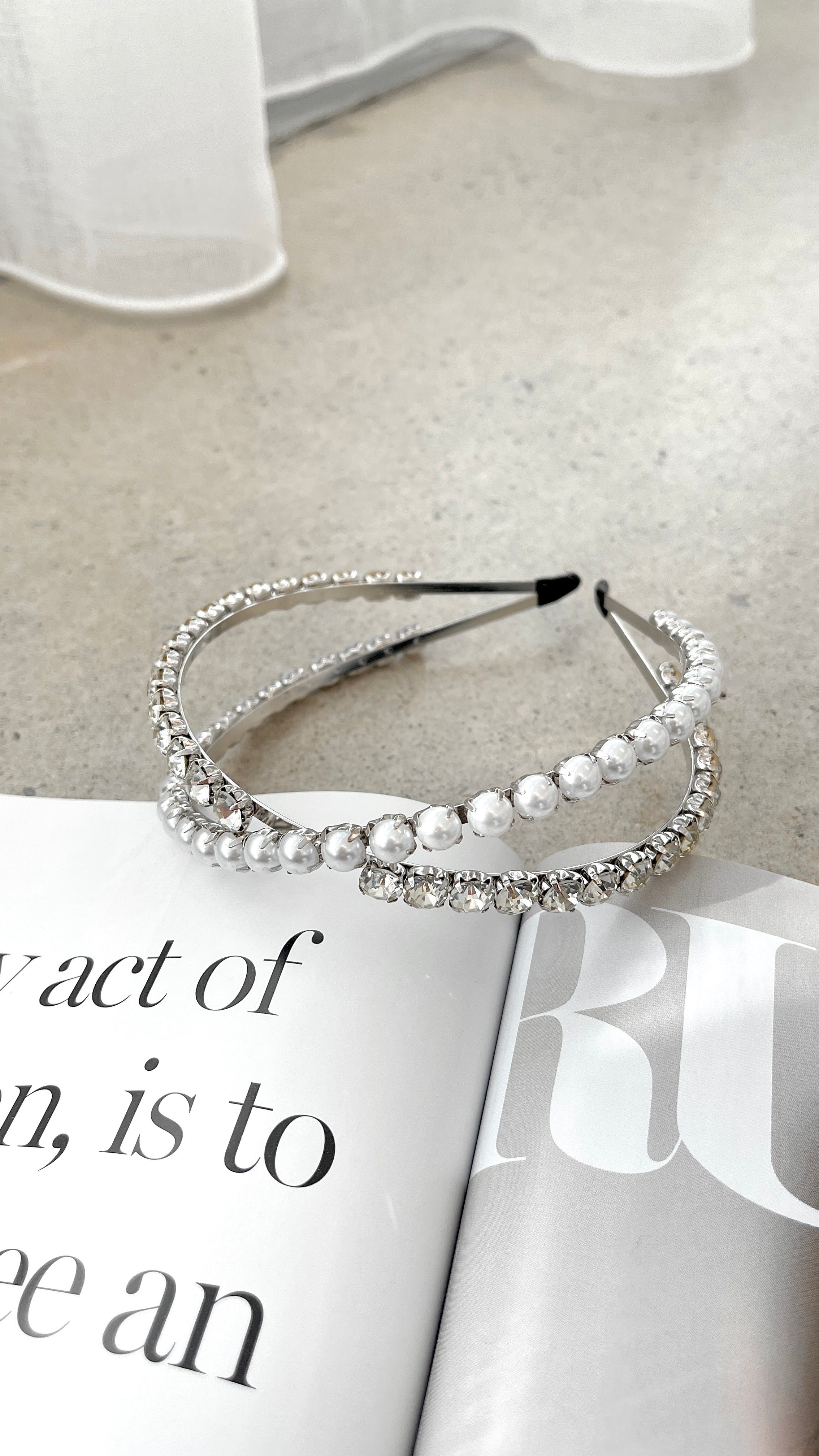 Daley Headband - Pearl
