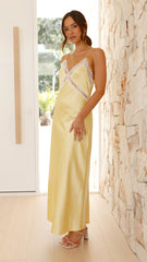 Westley Maxi Dress - Yellow
