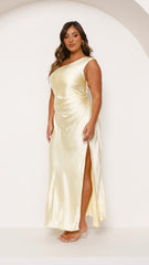 Victoria Maxi Dress - Yellow