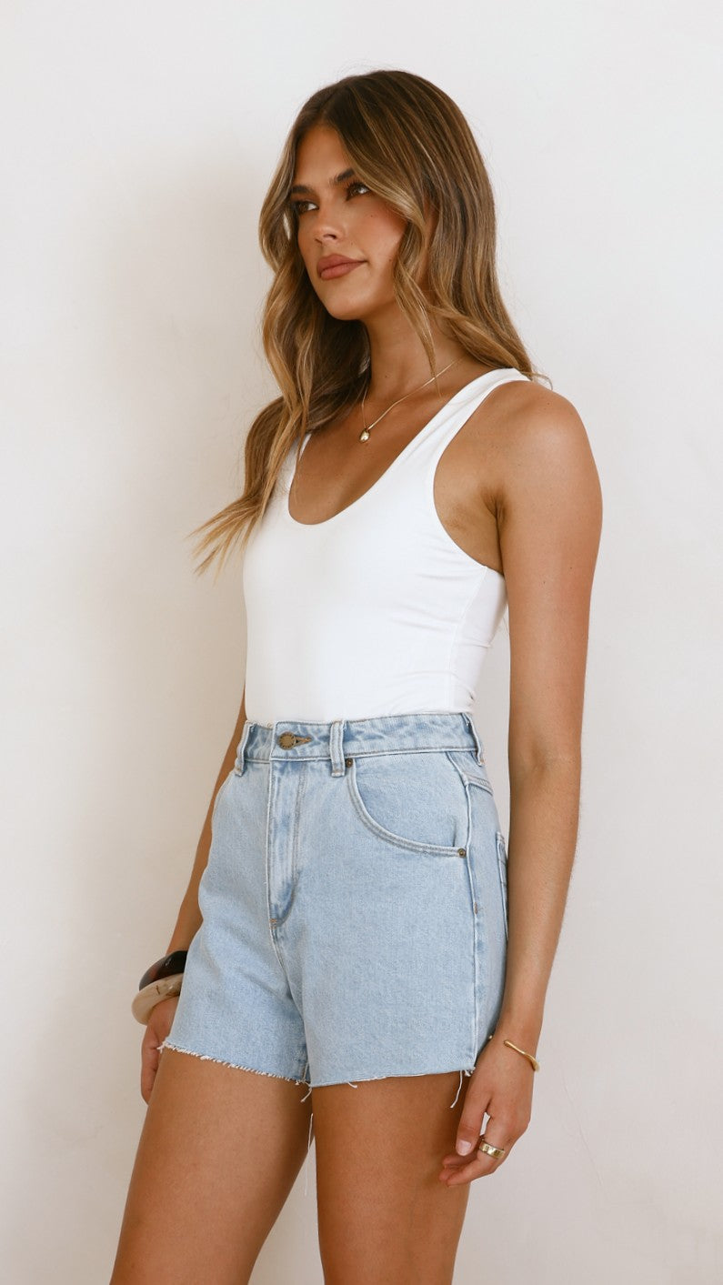 Rollas Mirage Short - Nina Blue Organic
