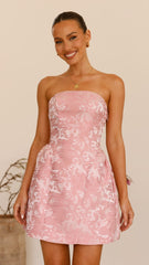 Vandana Mini Dress - Pink
