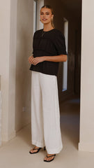 Kai Short Sleeve Top - Black