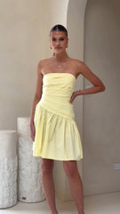 Selena Mini Dress - Yellow