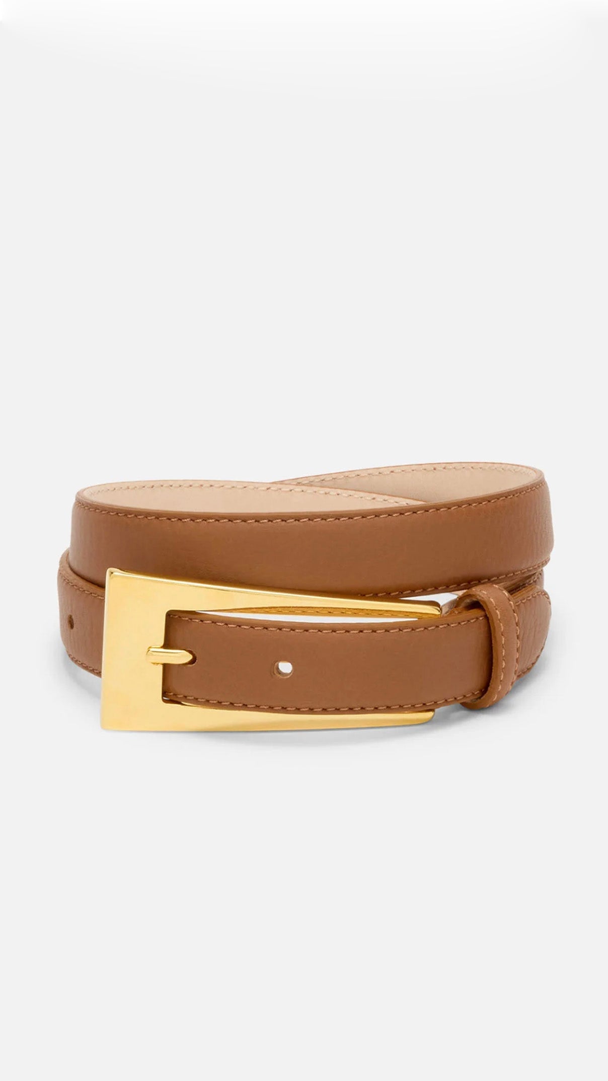 Stacey Belt - Latte / Gold