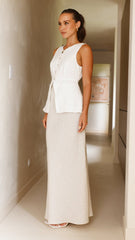 Amber Top - White