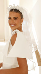 Bride To Be Veil - White