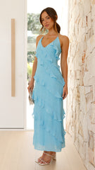 Sophia Maxi Dress - Blue