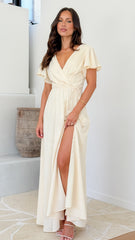 Charlize Maxi Dress - Yellow