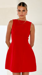 Rafiki Mini Dress - Red