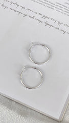 Leni Hoops - Silver