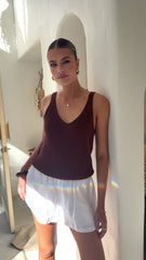 Neelia Top - Chocolate