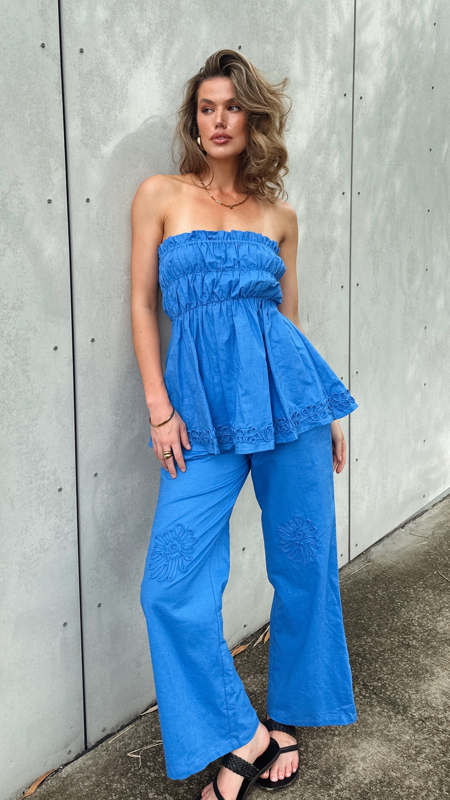 Ines Pants - Marine