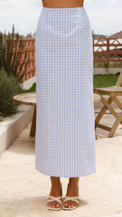 Jakayla Maxi Skirt - Picnic Blue