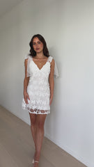 Elizabeth Mini Dress - White
