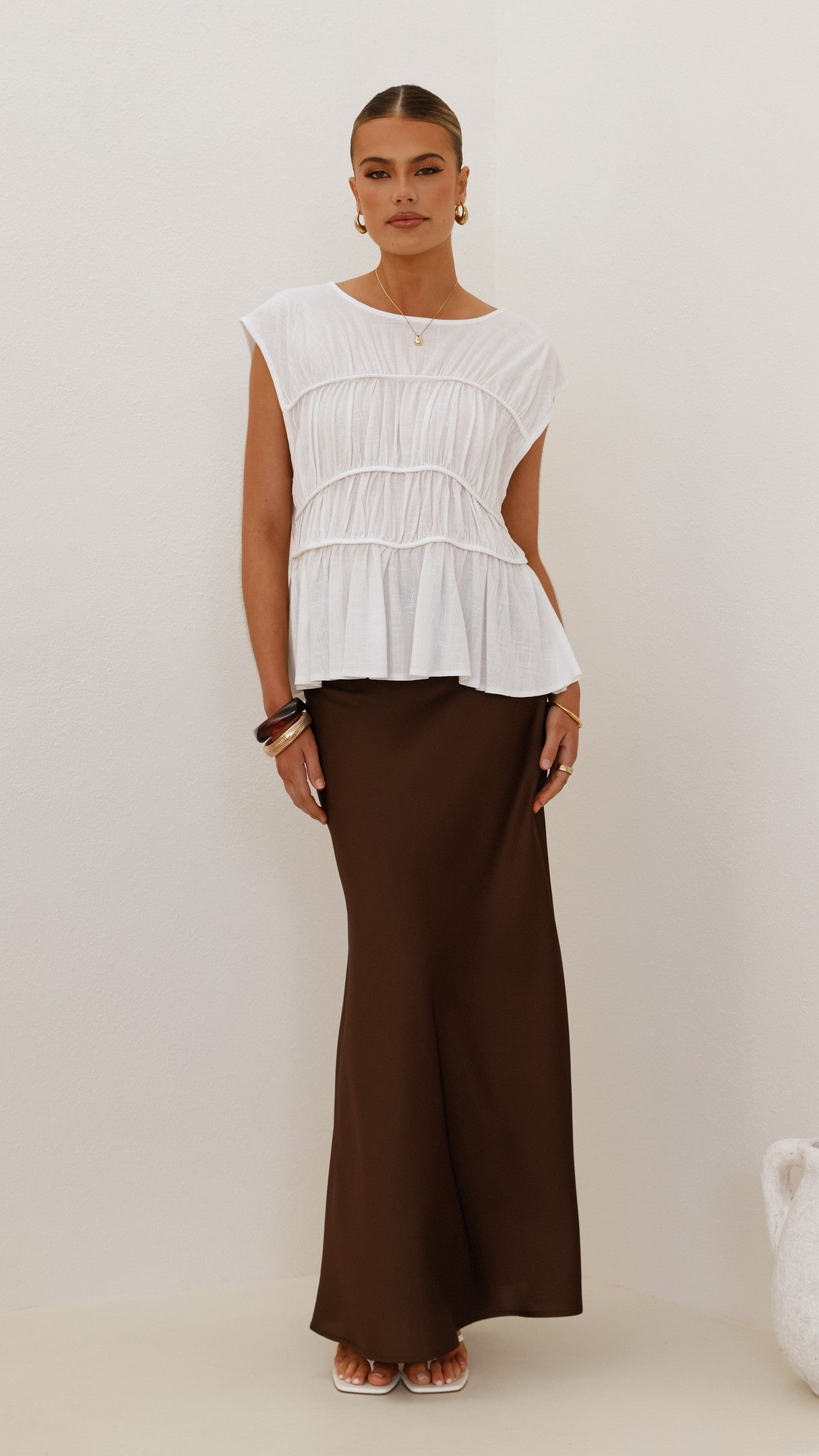 Evelyn Top - White
