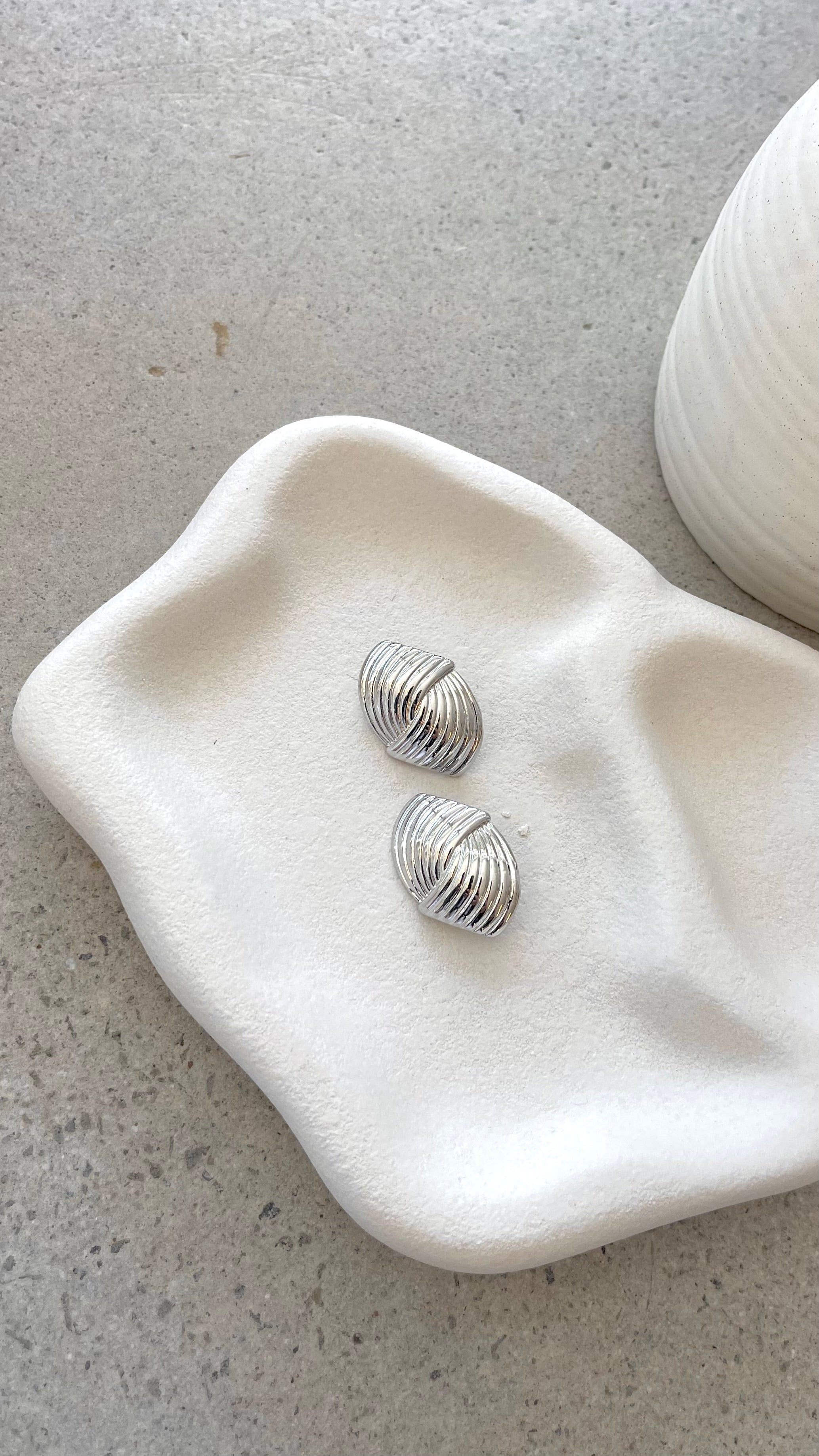 Winona Earrings - Silver