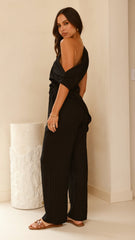 Malena Tunic Top - Black