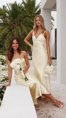 Sofia Maxi Dress - Yellow