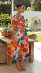 Baker Maxi Dress - Multi Floral