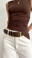 Jabilo Belt - Brown / Gold