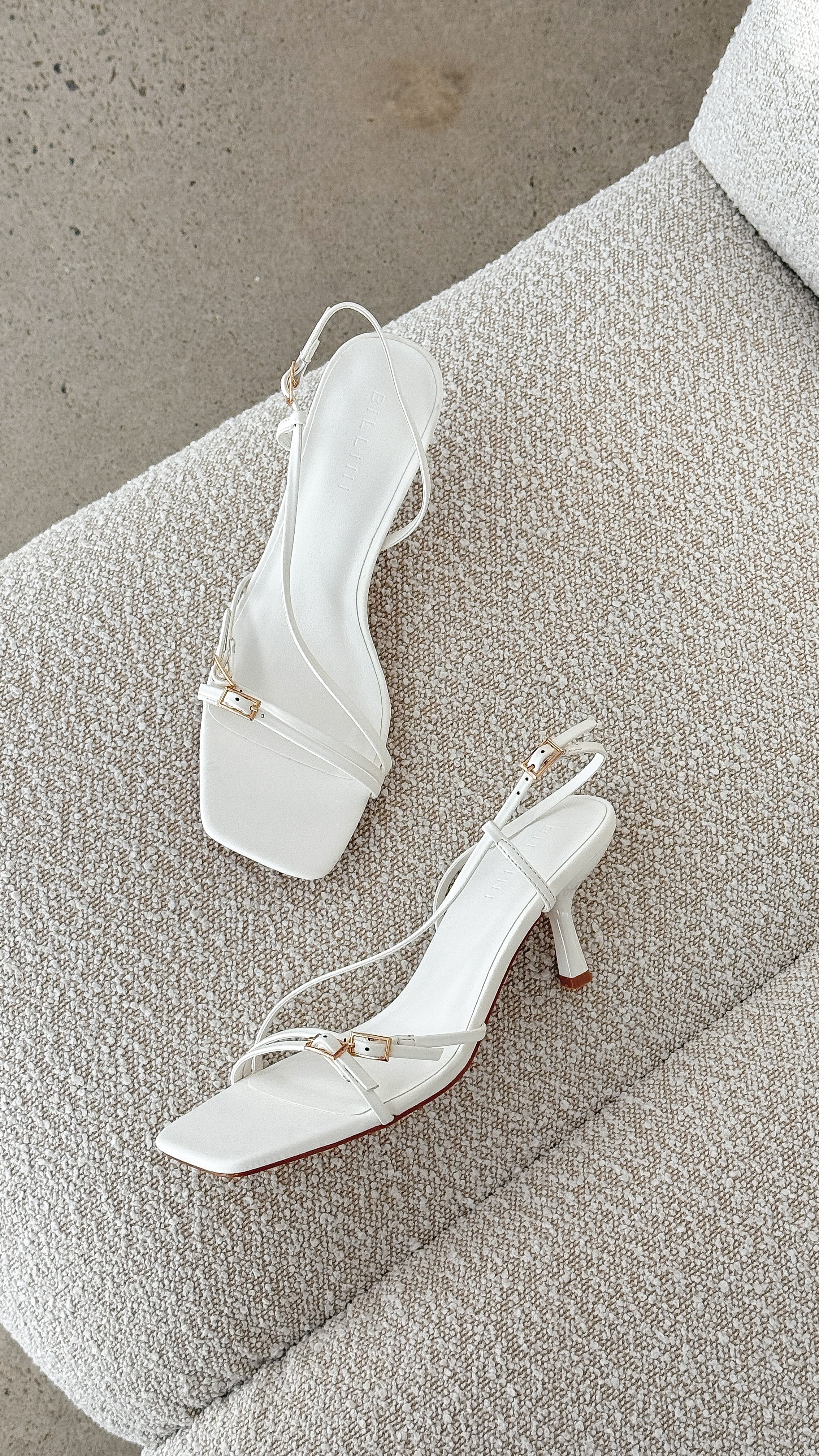 Toshie Heel - White
