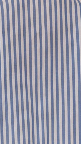 Zoah Long Sleeve Button Up Shirt - Blue/White Stripe