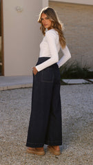 Josephine Pants - Indigo Denim