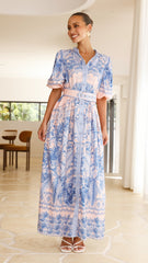 Vania Maxi Dress - Madeline Blue