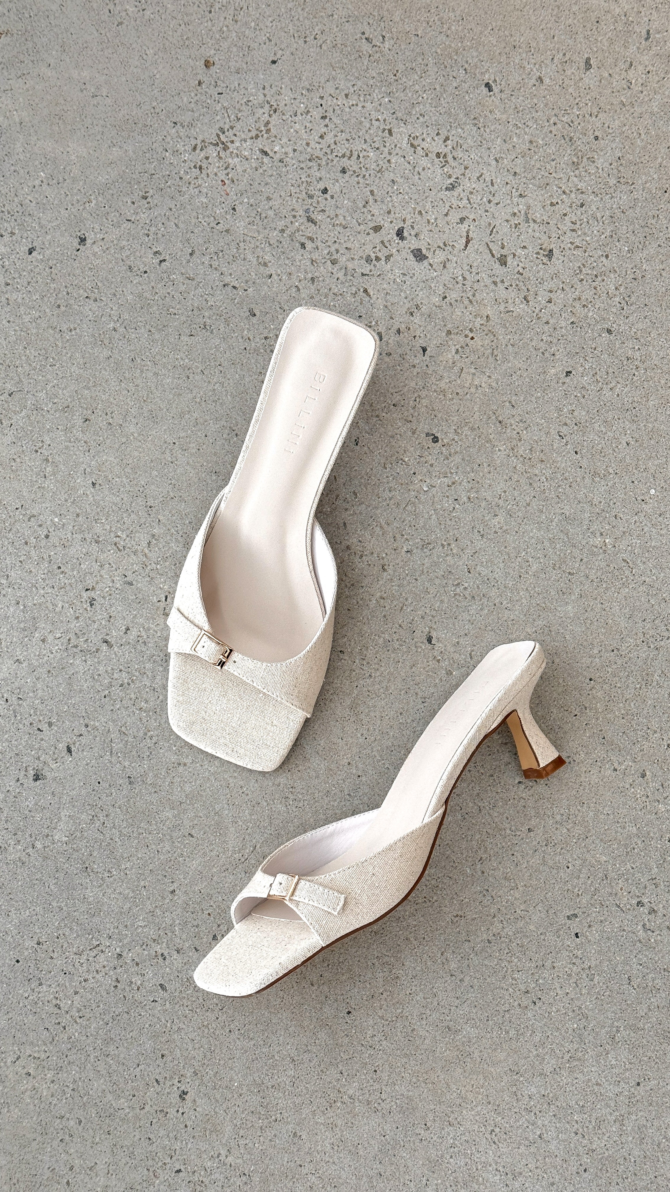 Tilden Heel - Wheat Linen