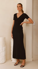 Rahni Midi Dress - Black