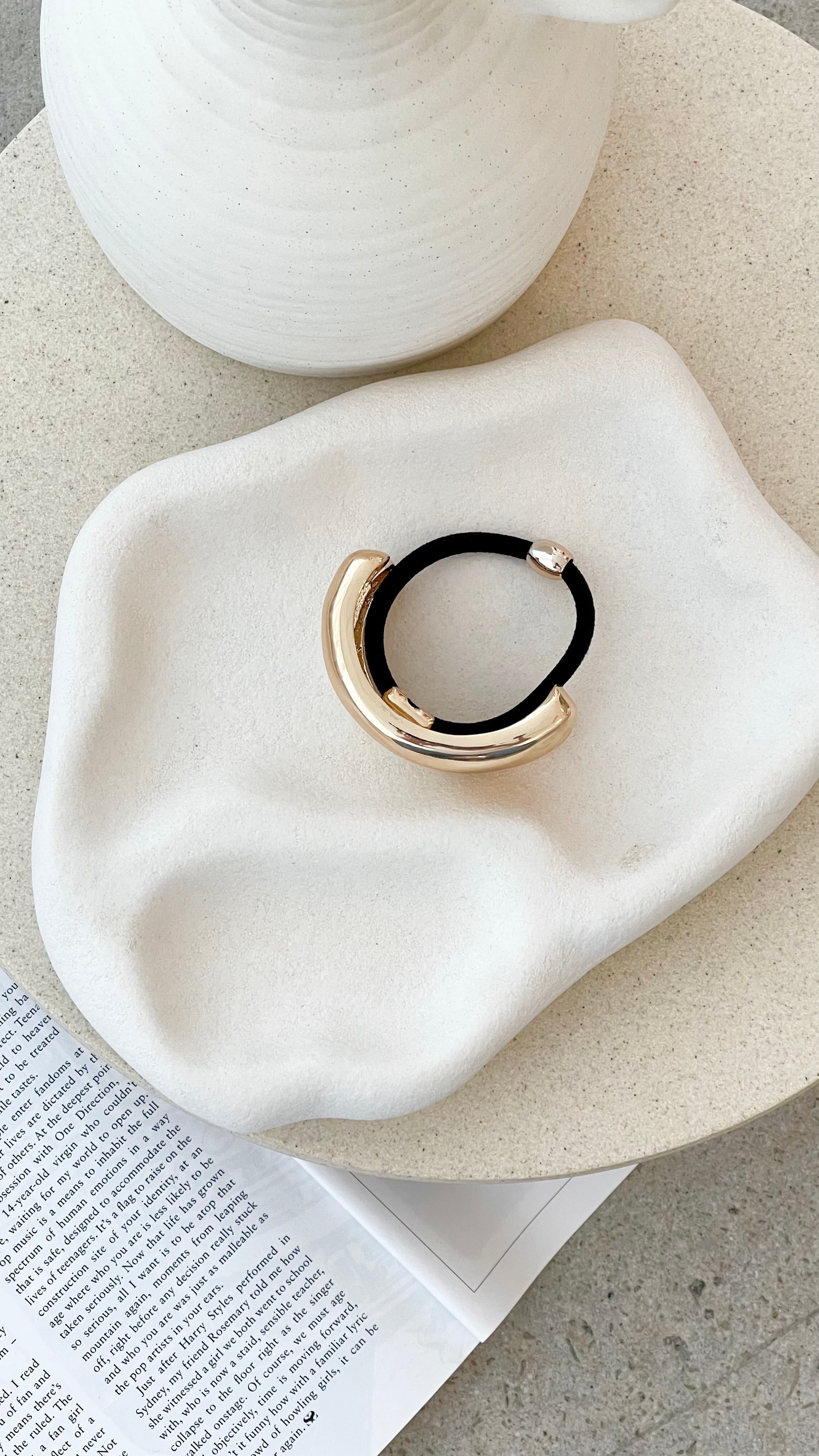 Saku Hair Tie - Gold