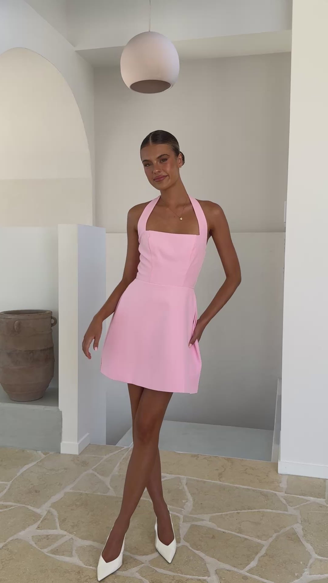 Mady Mini Dress - Pink