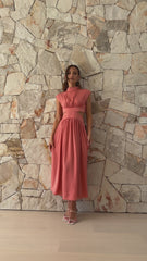 Cindie Midi Dress - Desert