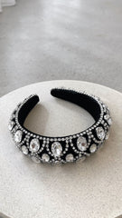 Deka Headband - Black/Silver