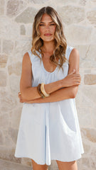 Vanessa Mini Dress - Blue