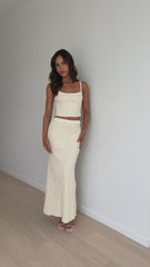 Penelope Maxi Skirt - Yellow