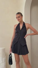 Yetta Vest Top - Black