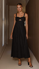 Harleigh Midi Dress - Black