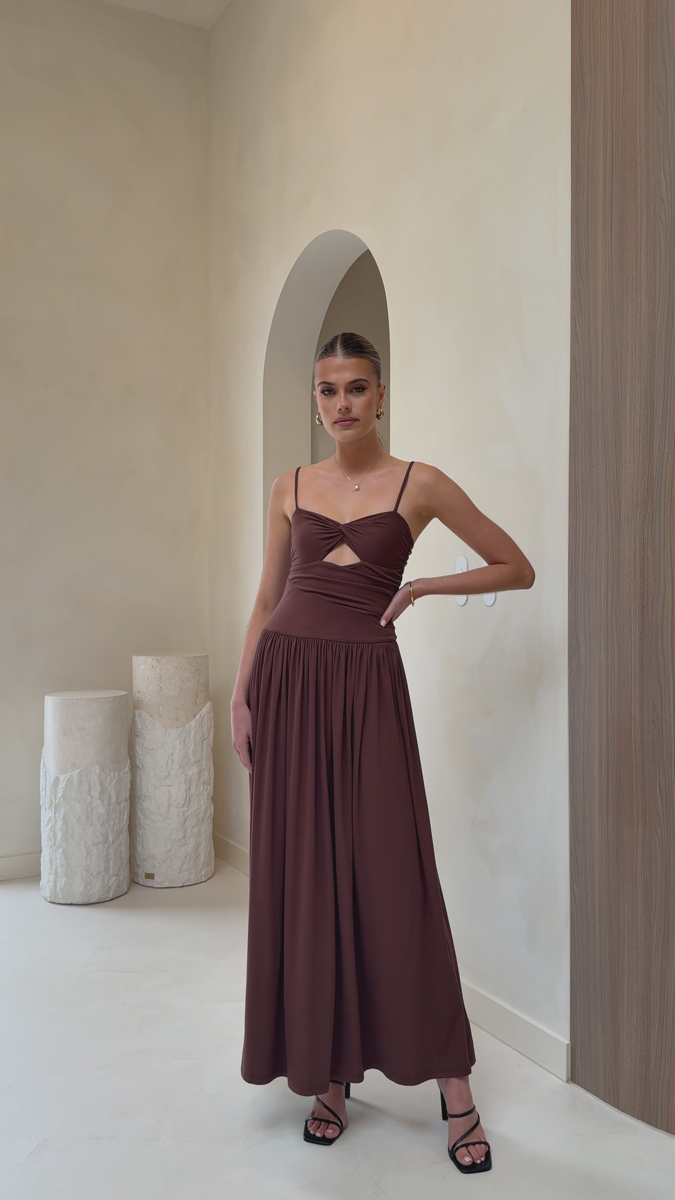 Libertine Maxi Dress - Chocolate