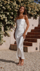 Keira Maxi Dress - Pearl
