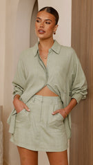 Charla Mini Skort - Sage
