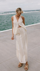 Valonia Maxi Skirt - Beige