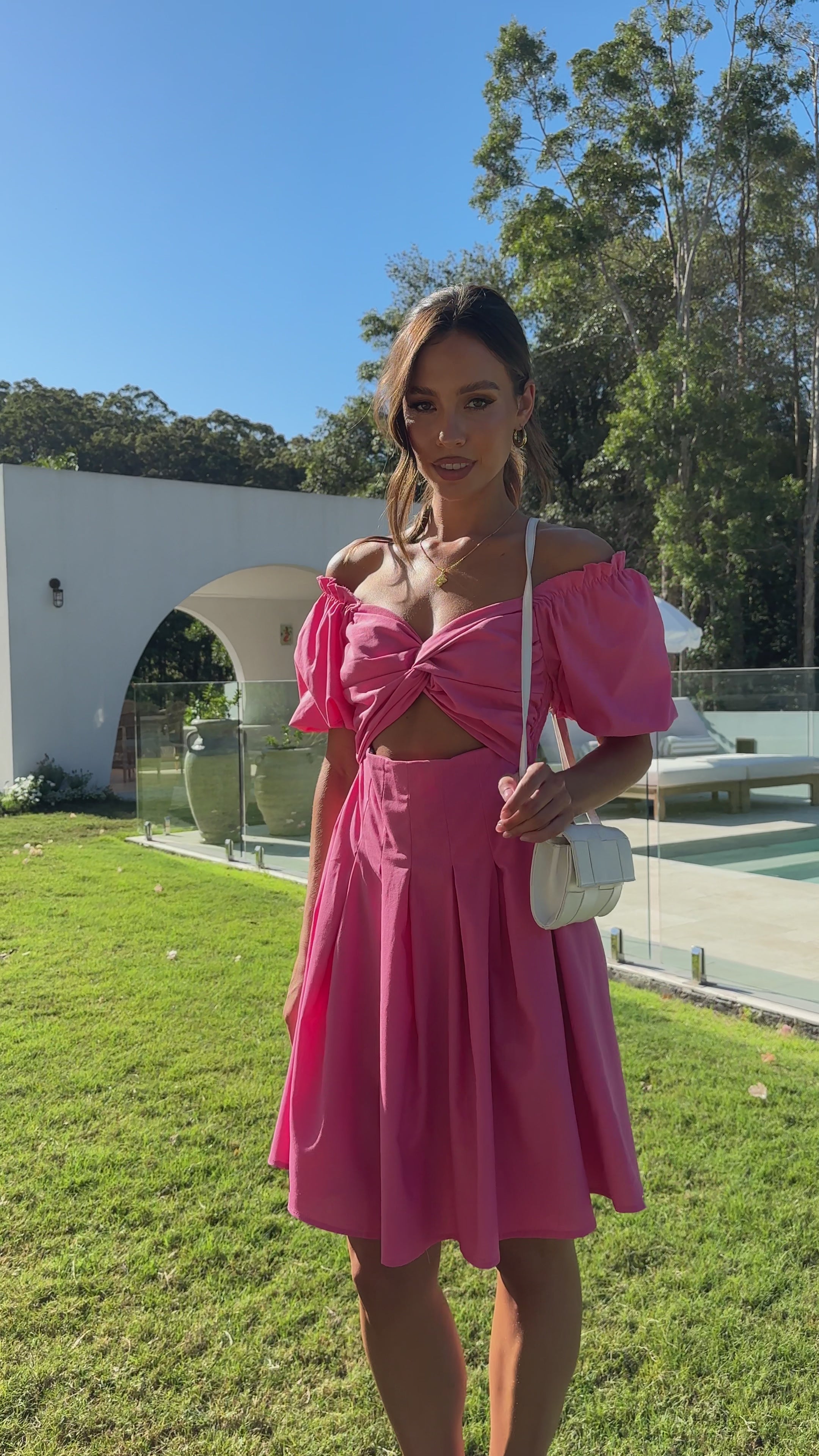Stelle Mini Dress - Pink