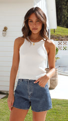 Zahlia Top - White