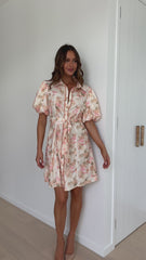 Mason Mini Dress - Blossom Print