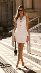 Rylie Mini Skirt - White