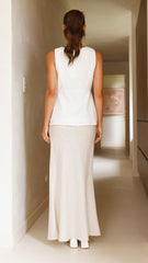Amber Top - White